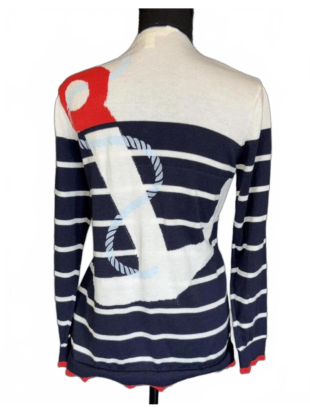 Vintage -Tantrums- Nautical Cardigan, Size S